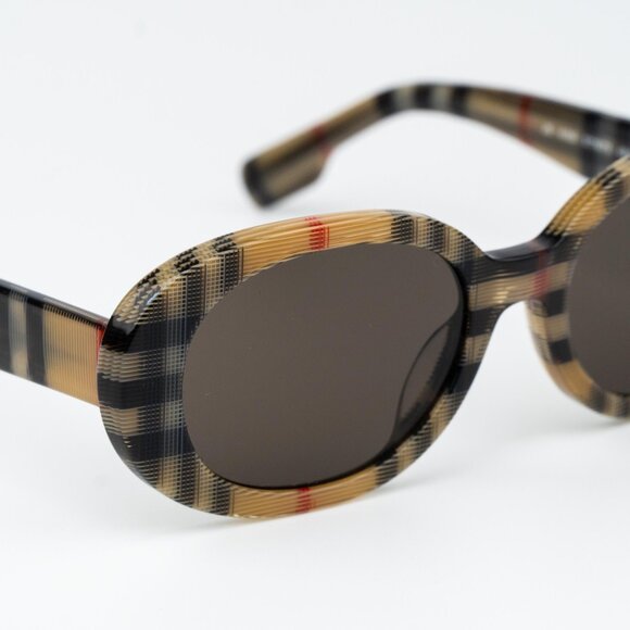 Burberry KIDS Sunglasses Vintage Brown Oval JB4339 377873 NEW AUTHENTIC - Picture 8 of 13